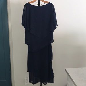 Alfred Angelo Navy Two-Piece Set - Top Skirt